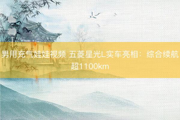 男用充气娃娃视频 五菱星光L实车亮相：综合续航超1100km