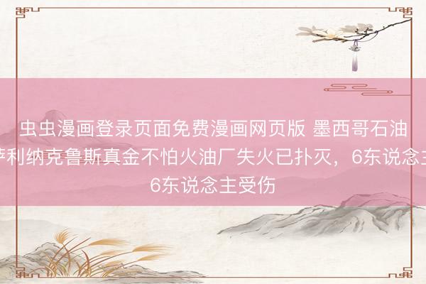 虫虫漫画登录页面免费漫画网页版 墨西哥石油公司萨利纳克鲁斯真金不怕火油厂失火已扑灭，6东说念主受伤